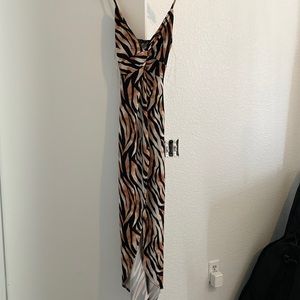 Animal print dress